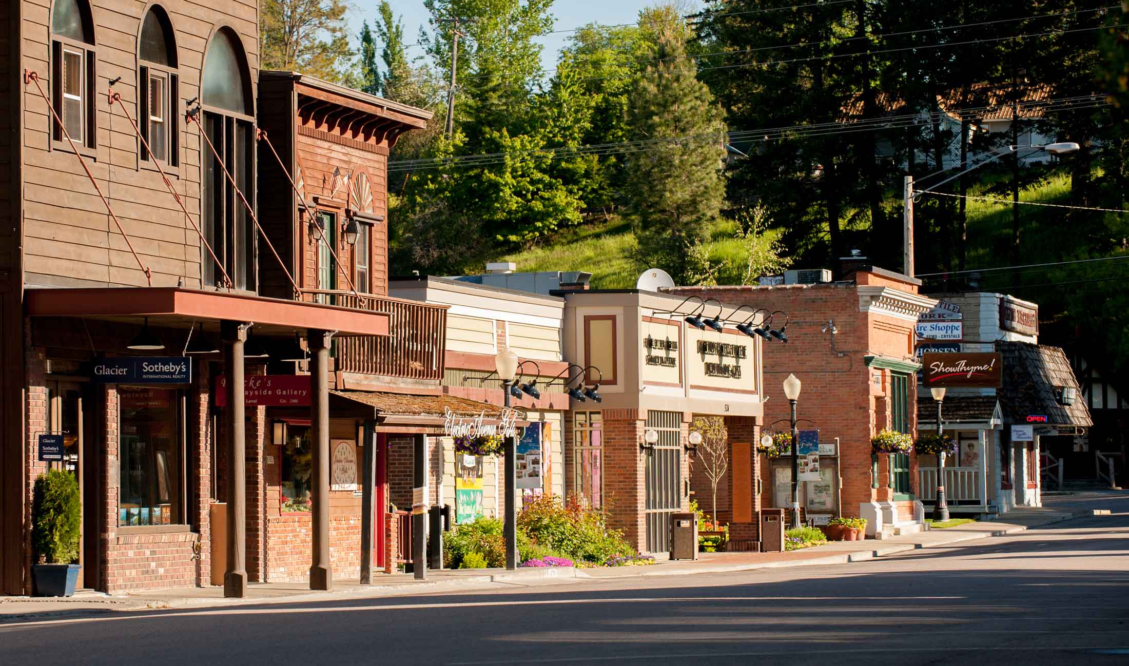 View of Bigfork, Montana